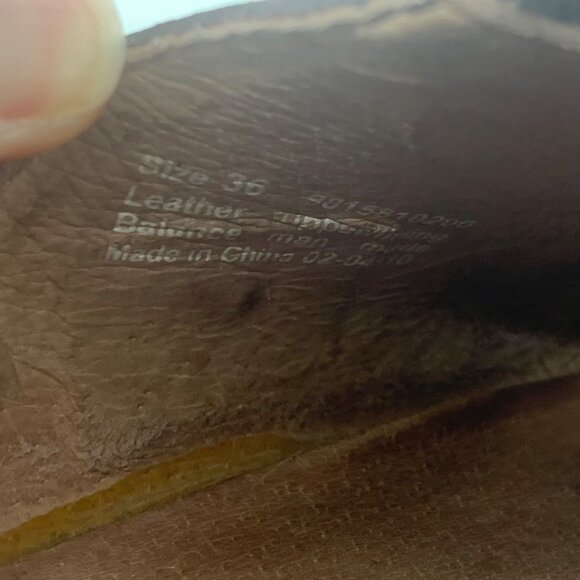 Dansko Solstice Leather Cognac/ Chestnut Clogs Size 36 - Picture 7 of 8